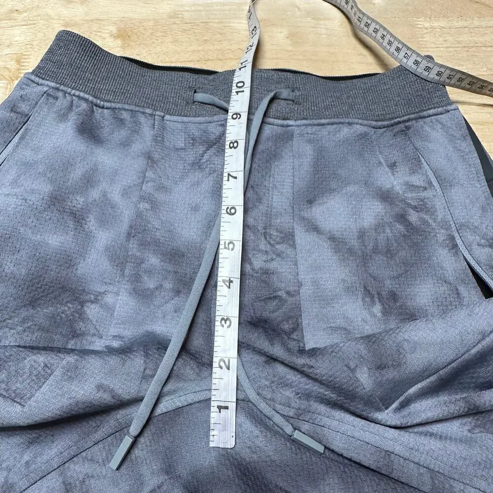 Lululemon Textured Tech Pant Diamond Dye Gold Spice Black Men's Size XS EUC